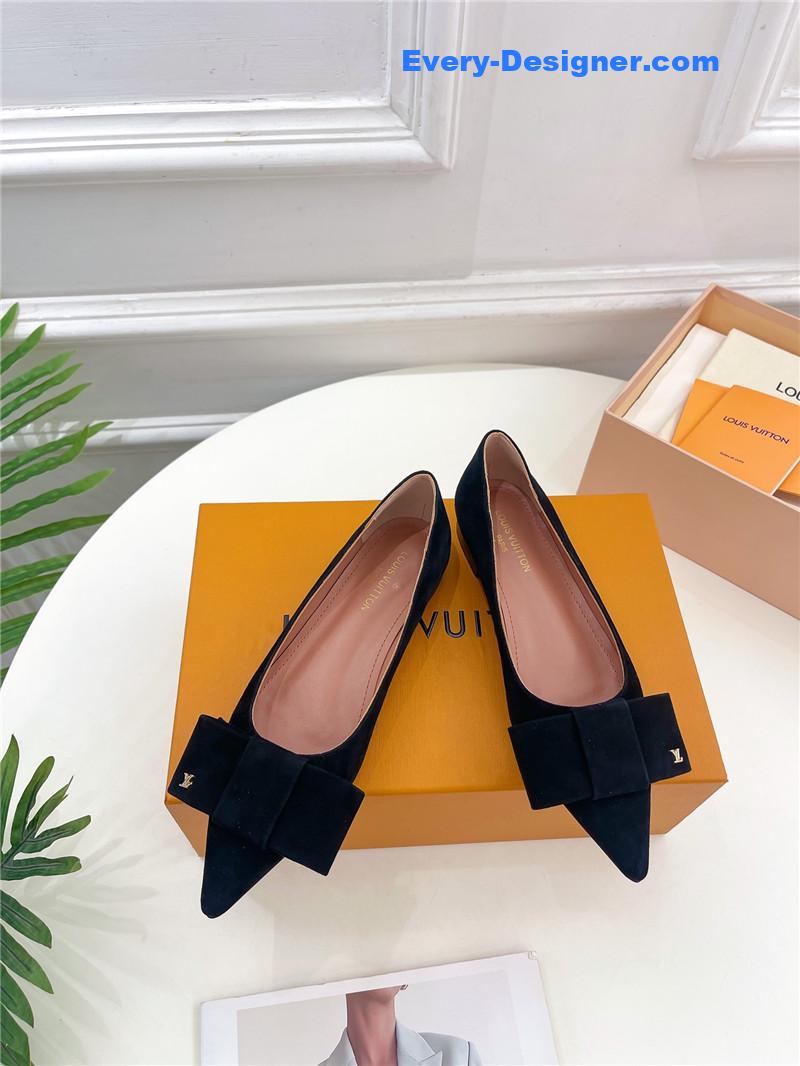l0vis Vvtt0n lv bowknot pointed shoes