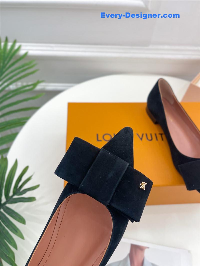 l0vis Vvtt0n lv bowknot pointed shoes