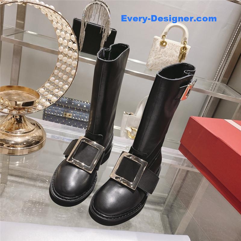 Roger vivier new mid calf boots