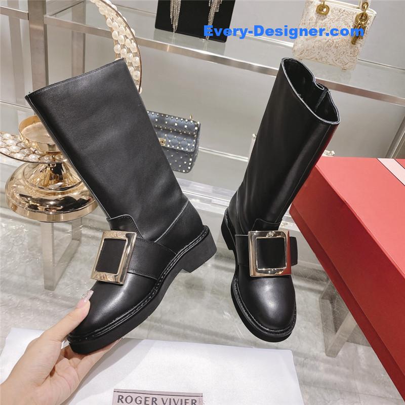 Roger vivier new mid calf boots