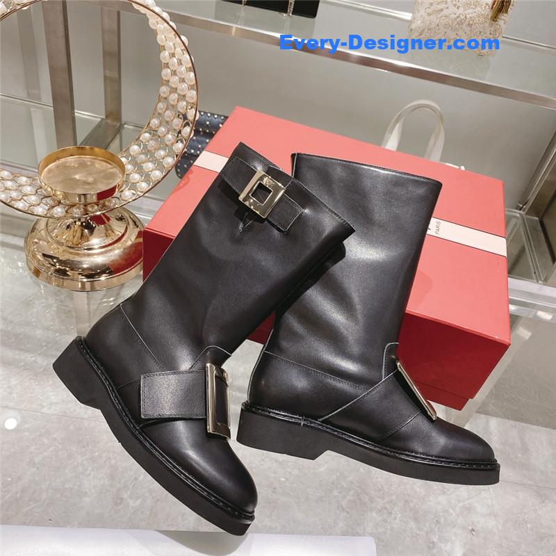 Roger vivier new mid calf boots