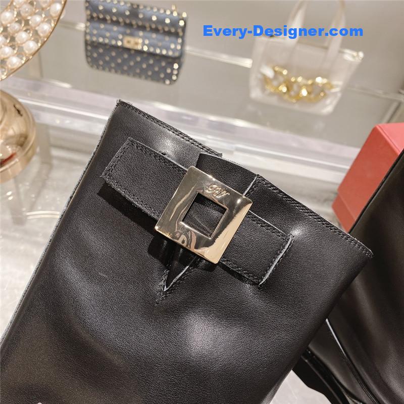 Roger vivier new mid calf boots