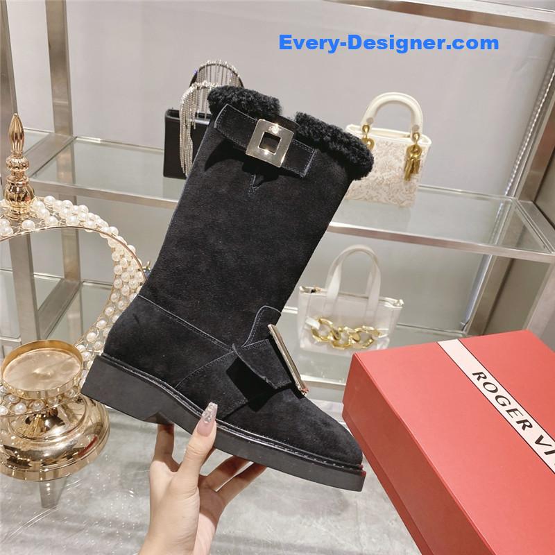 Roger vivier new mid calf boots
