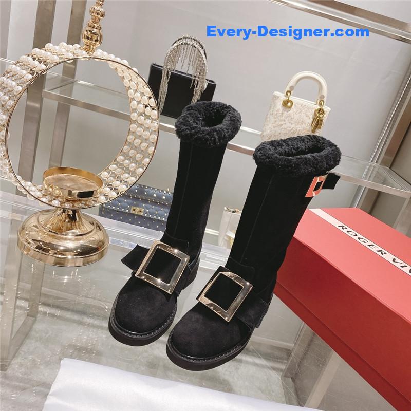 Roger vivier new mid calf boots