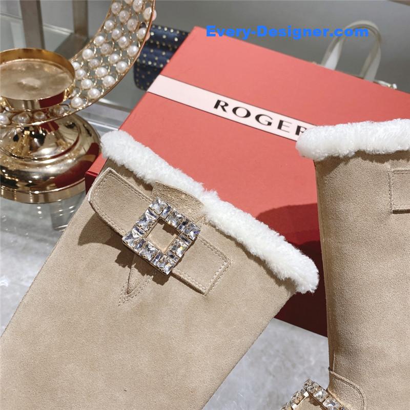 Roger vivier new mid calf boots