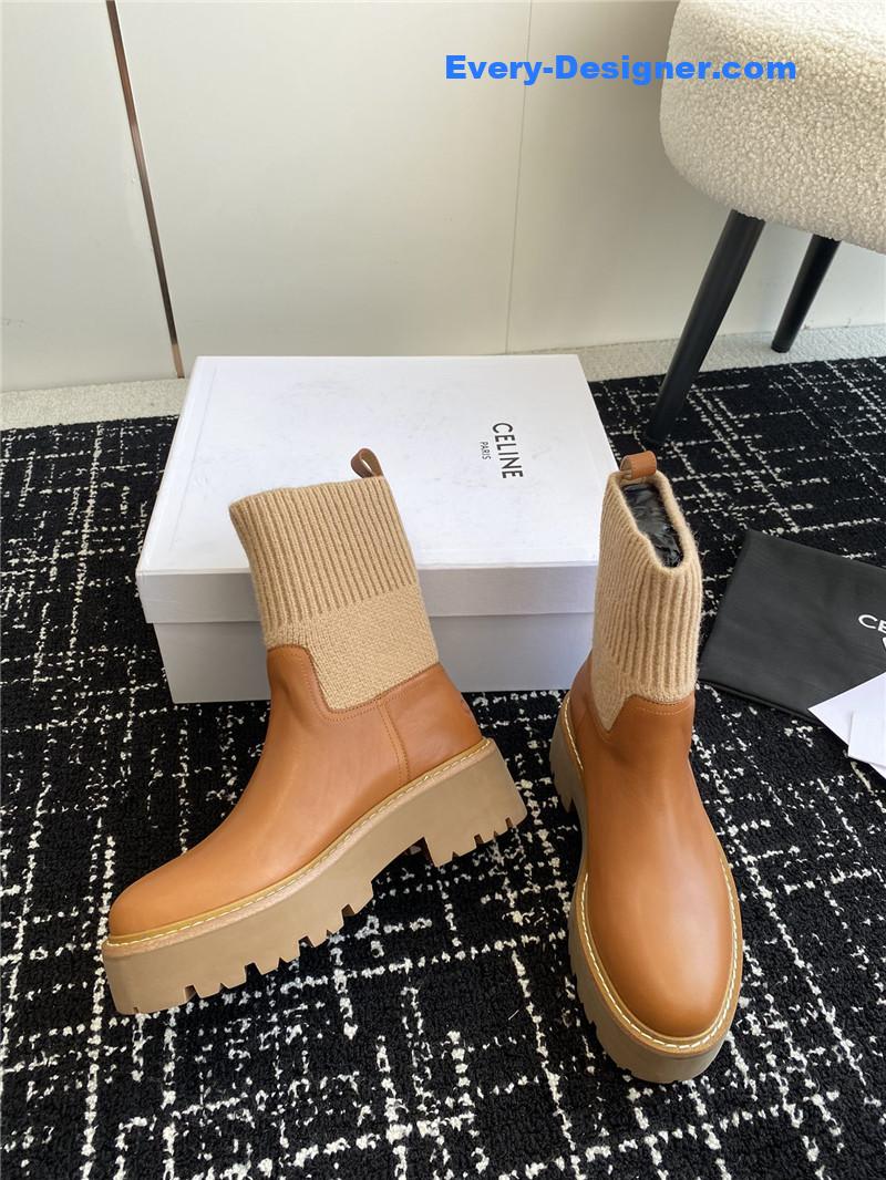 Ce1i*e autumn winter new knight boots
