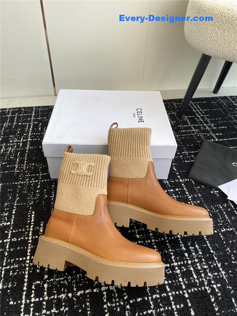 Ce1i*e autumn winter new knight boots