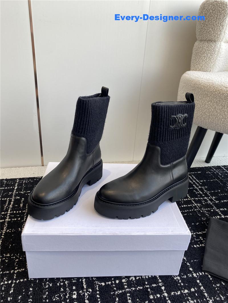 Ce1i*e autumn winter new knight boots