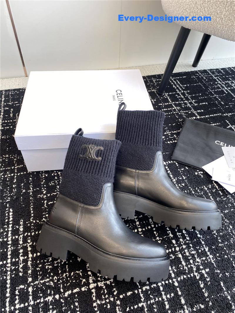 Ce1i*e autumn winter new knight boots