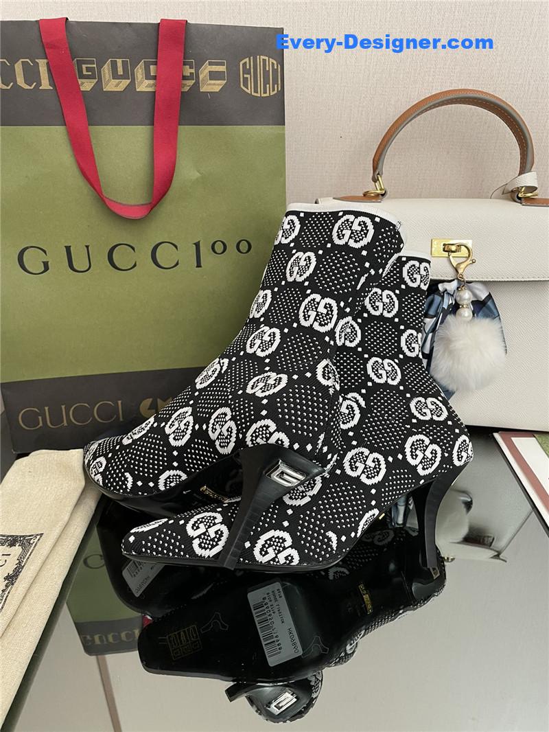 Gvc*1 new gg knitted ankle boots elastic socks boots