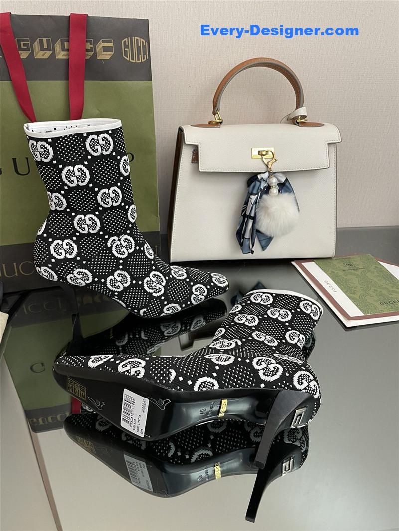 Gvc*1 new gg knitted ankle boots elastic socks boots