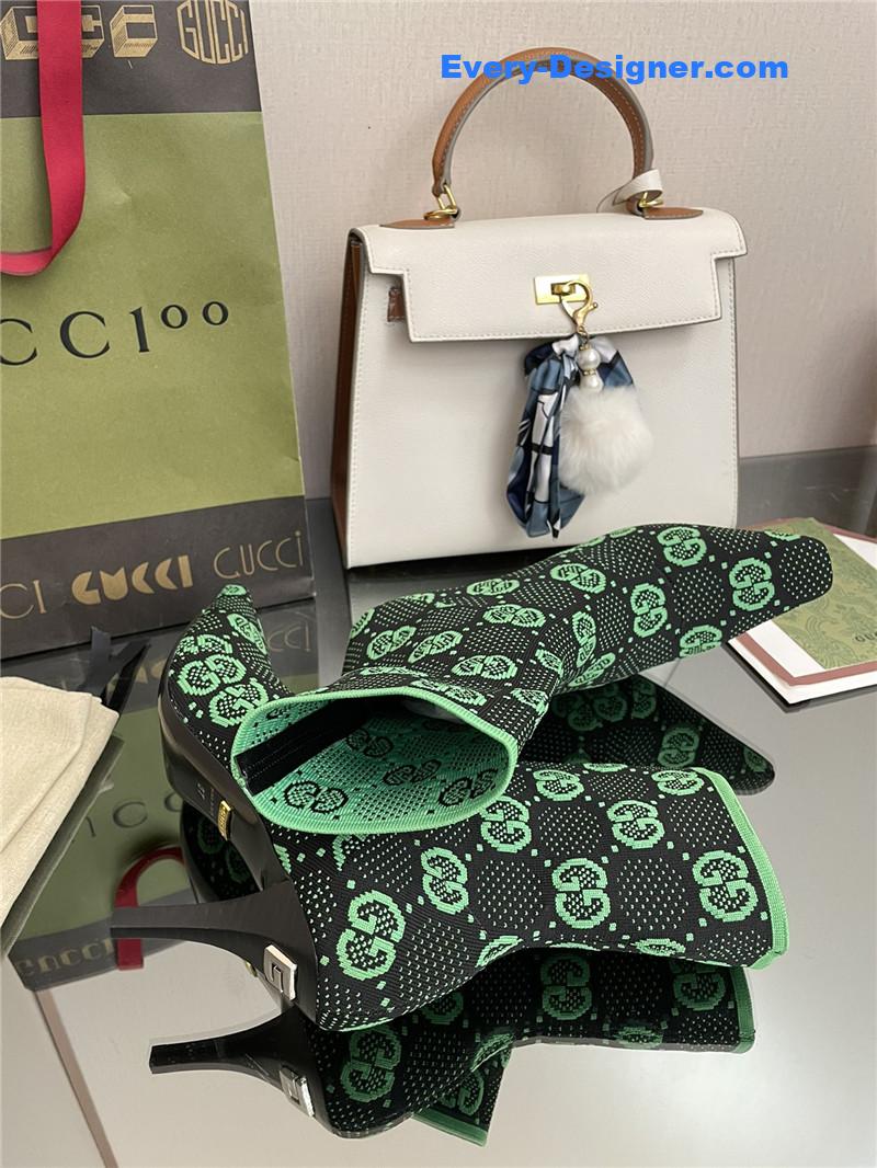 Gvc*1 new gg knitted ankle boots elastic socks boots