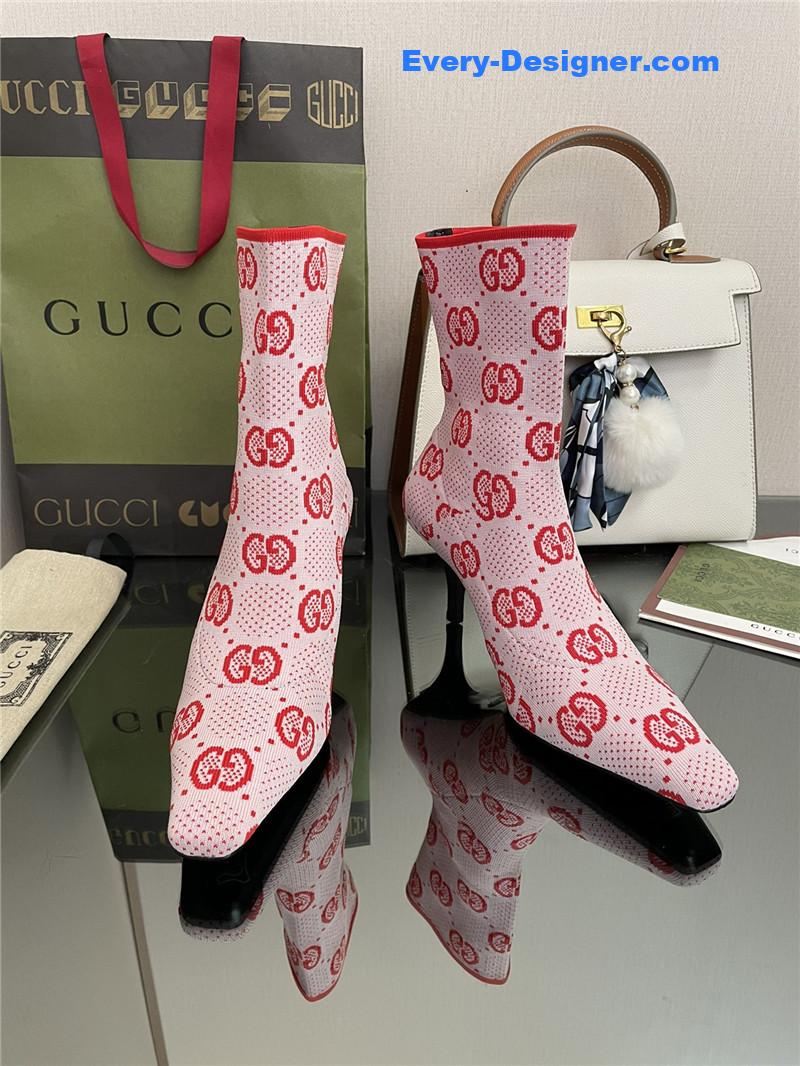 Gvc*1 new gg knitted ankle boots elastic socks boots