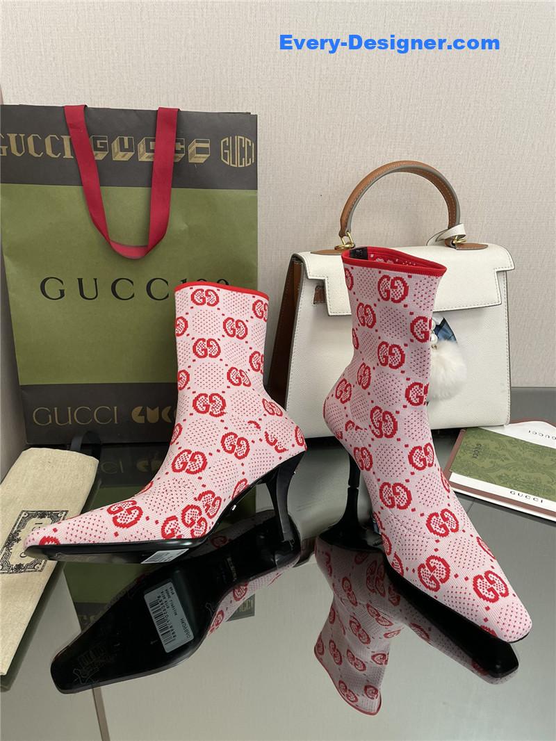 Gvc*1 new gg knitted ankle boots elastic socks boots