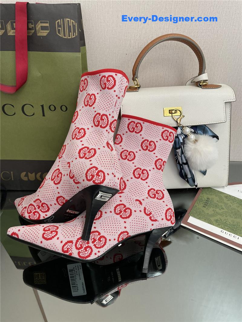 Gvc*1 new gg knitted ankle boots elastic socks boots