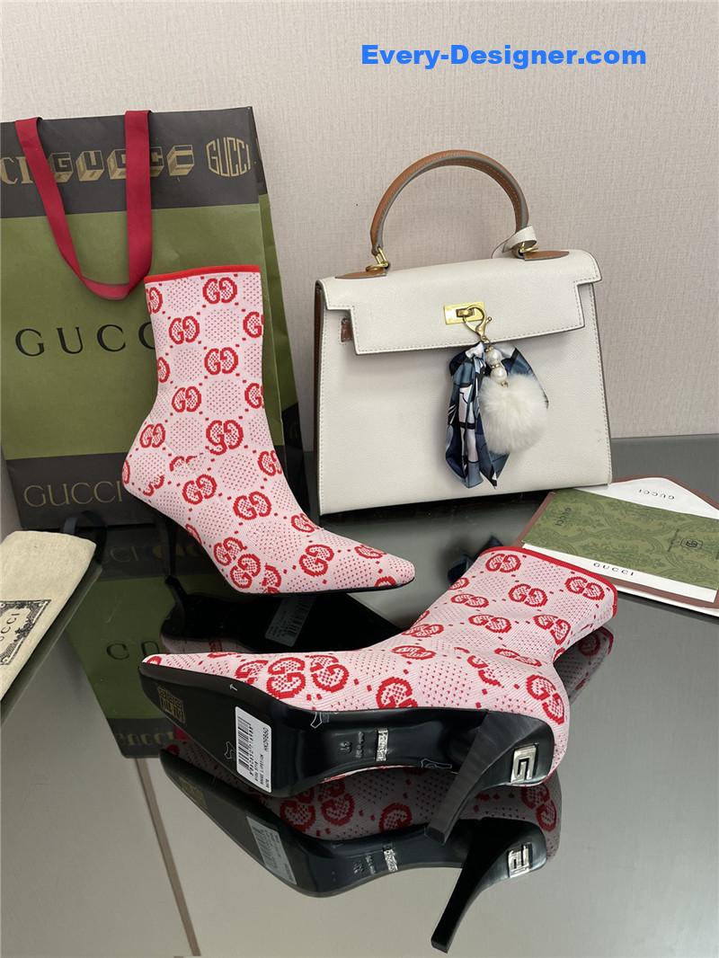 Gvc*1 new gg knitted ankle boots elastic socks boots