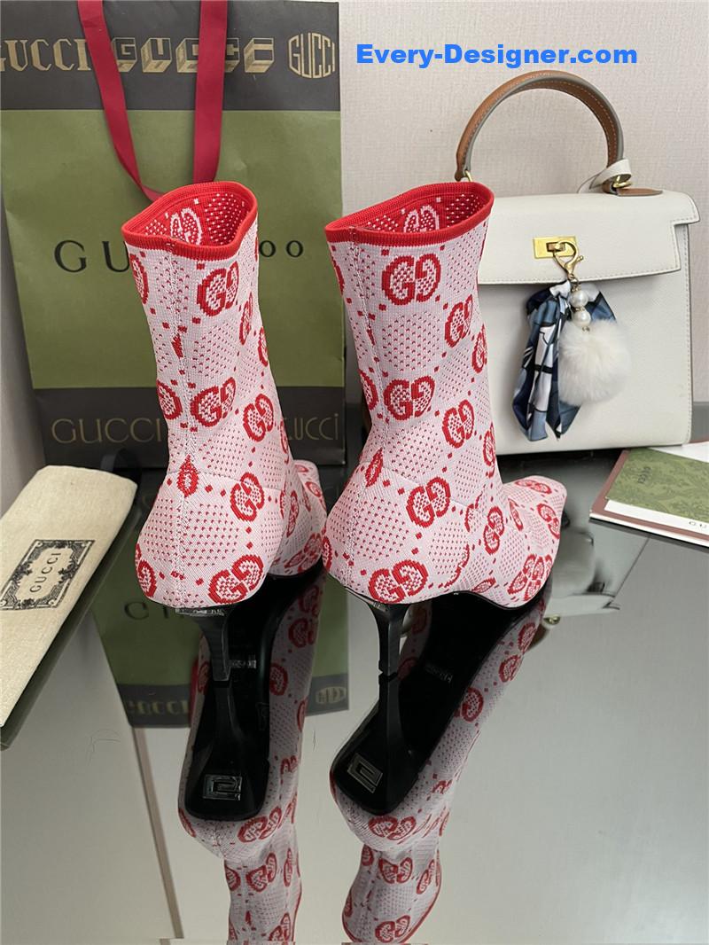 Gvc*1 new gg knitted ankle boots elastic socks boots