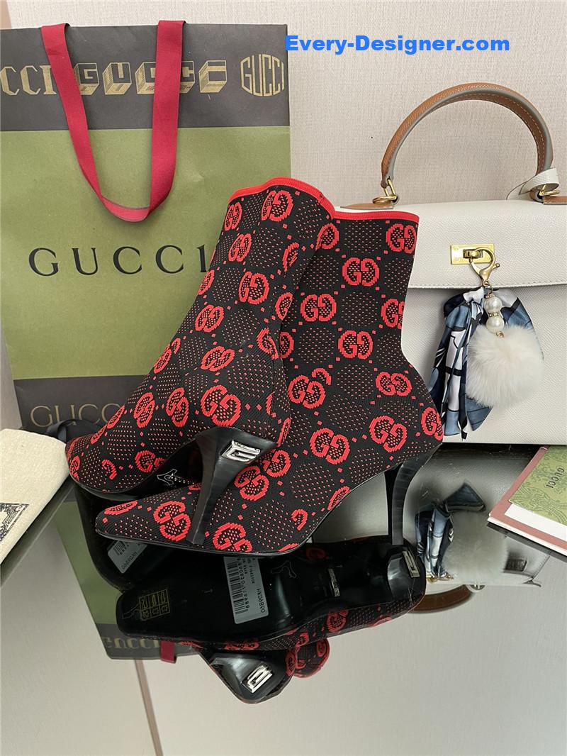 Gvc*1 new gg knitted ankle boots elastic socks boots