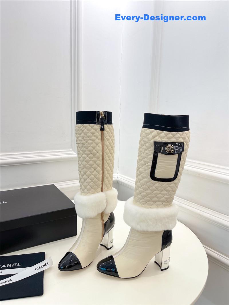 CC electroplated heel down boots