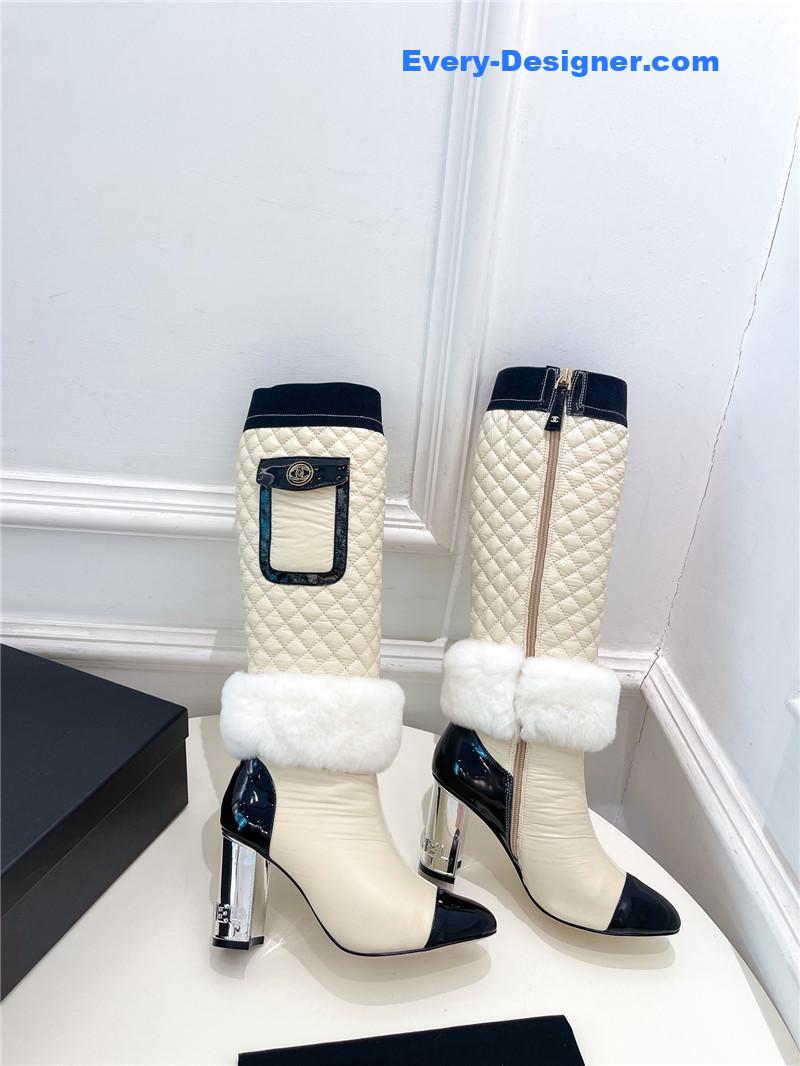 CC electroplated heel down boots