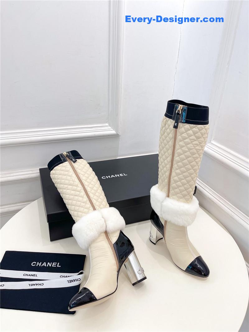 CC electroplated heel down boots