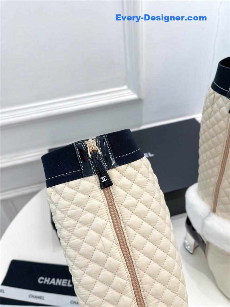 CC electroplated heel down boots