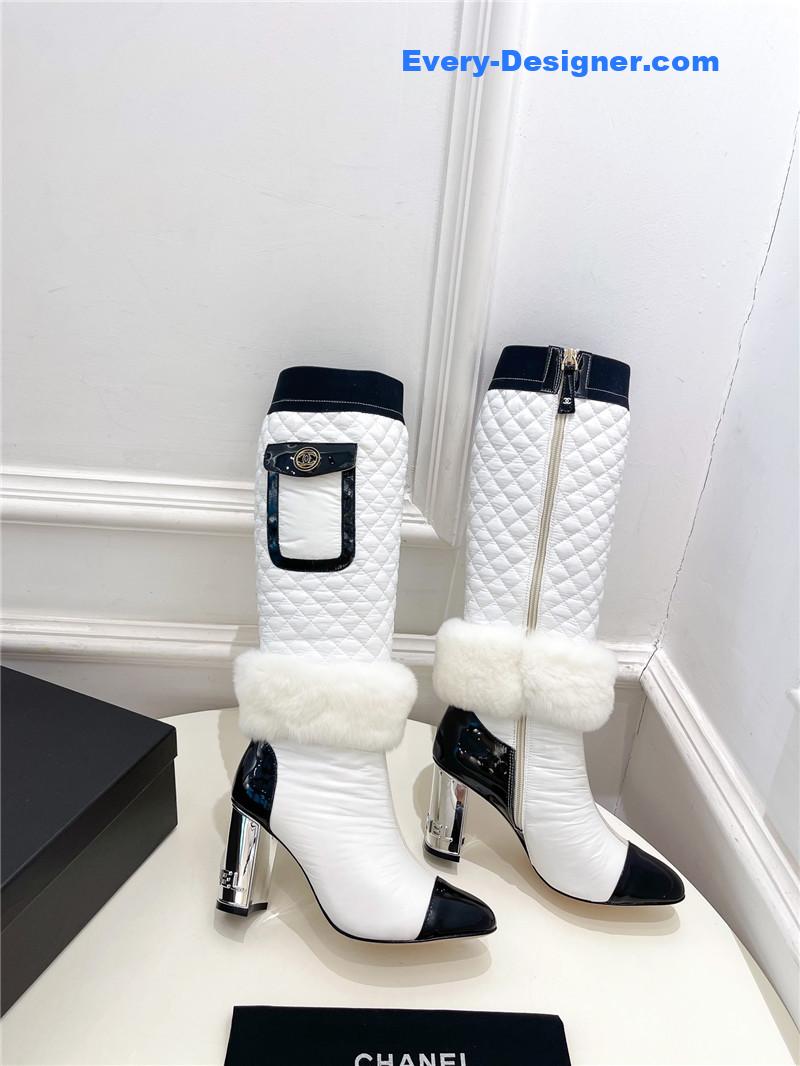 CC electroplated heel down boots