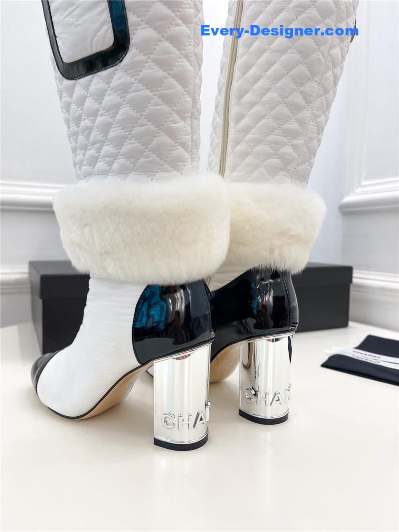 CC electroplated heel down boots