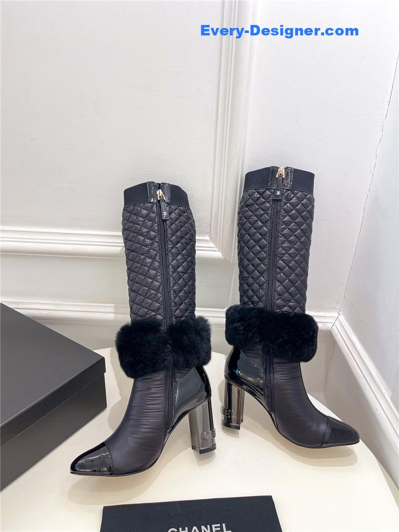 CC electroplated heel down boots