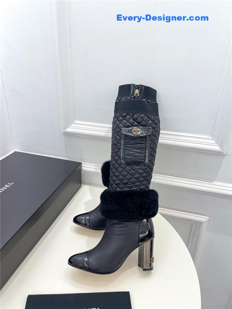 CC electroplated heel down boots