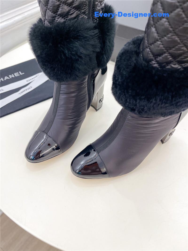 CC electroplated heel down boots