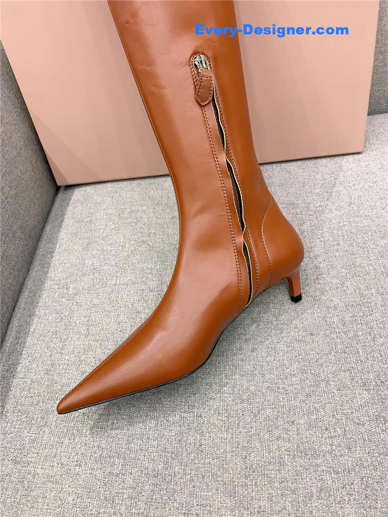 M1um1u new pointed toe high heel elastic sock boots