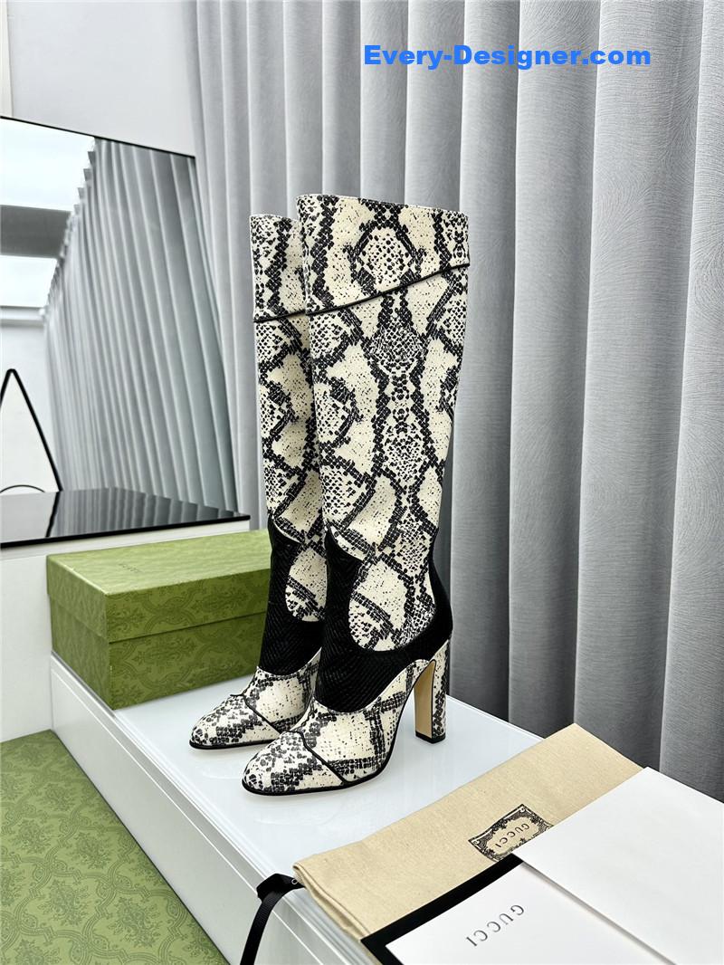 Gvc*1 fall and winter catwalk equestrian boots