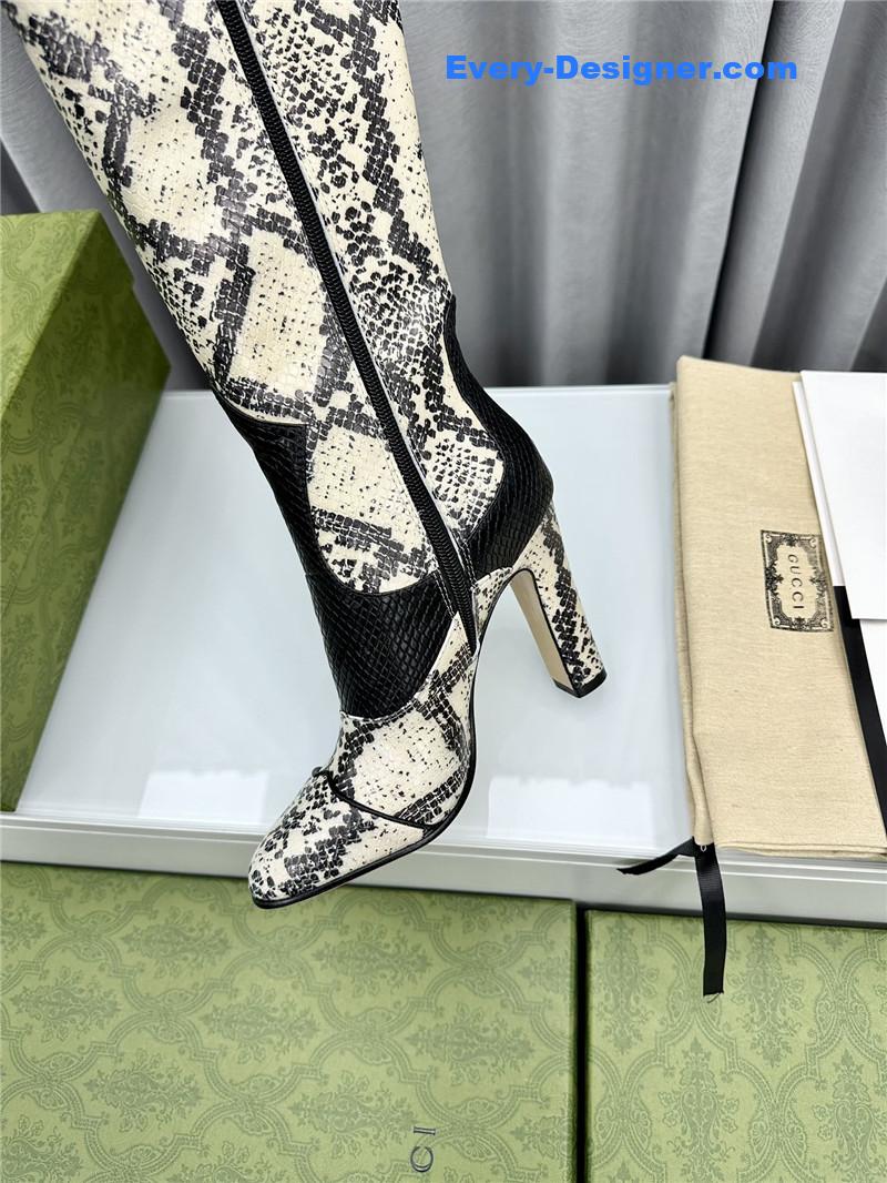 Gvc*1 fall and winter catwalk equestrian boots