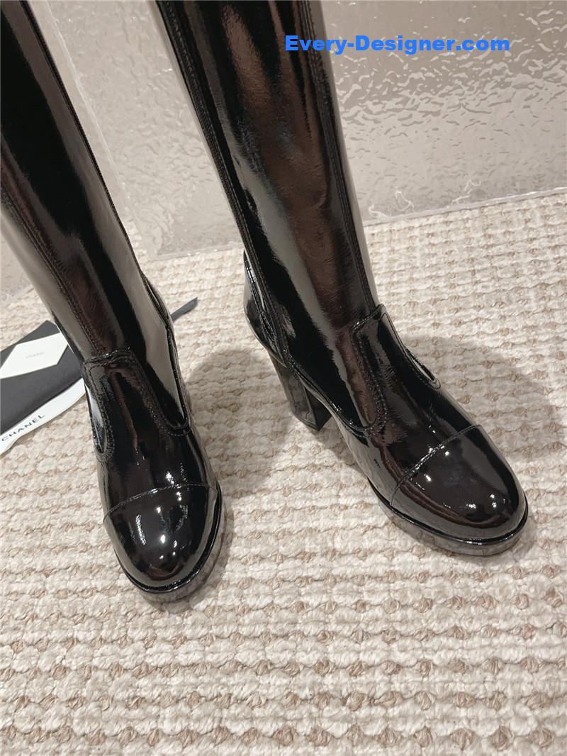 CC catwalk platform high heel boots