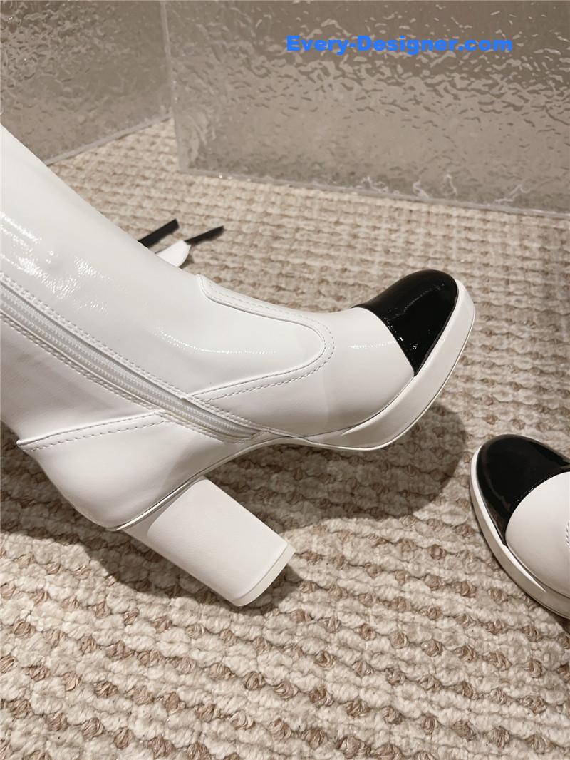 CC catwalk platform high heel boots