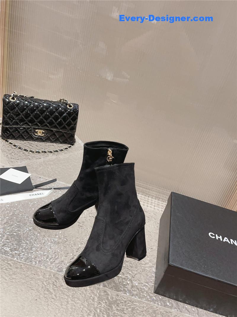 CC catwalk platform high heel boots