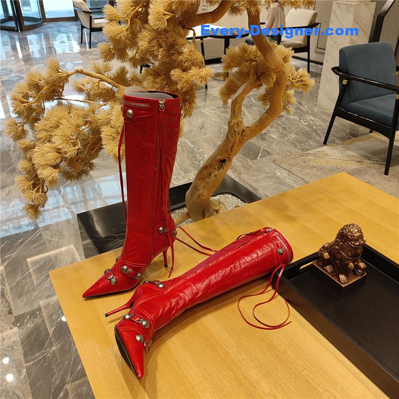 Ba1en*iaga metal stud le cagloe motorcycle boots