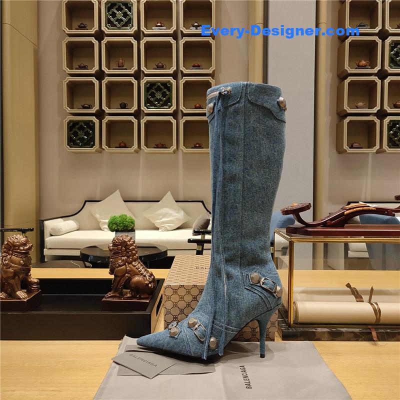 Ba1en*iaga metal stud le cagloe motorcycle boots