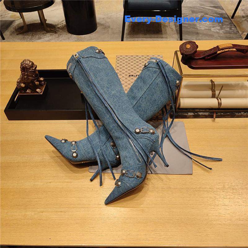 Ba1en*iaga metal stud le cagloe motorcycle boots