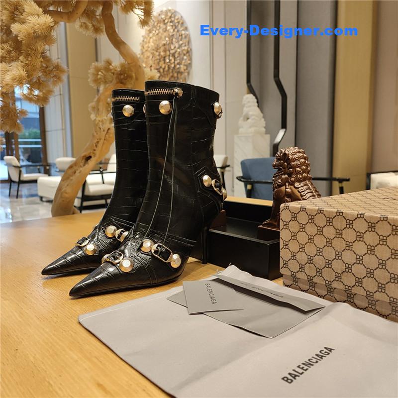 Ba1en*iaga metal stud le cagloe motorcycle boots