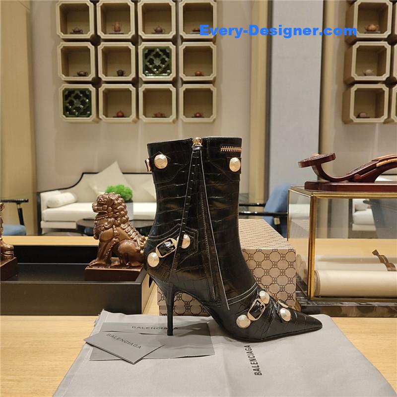 Ba1en*iaga metal stud le cagloe motorcycle boots