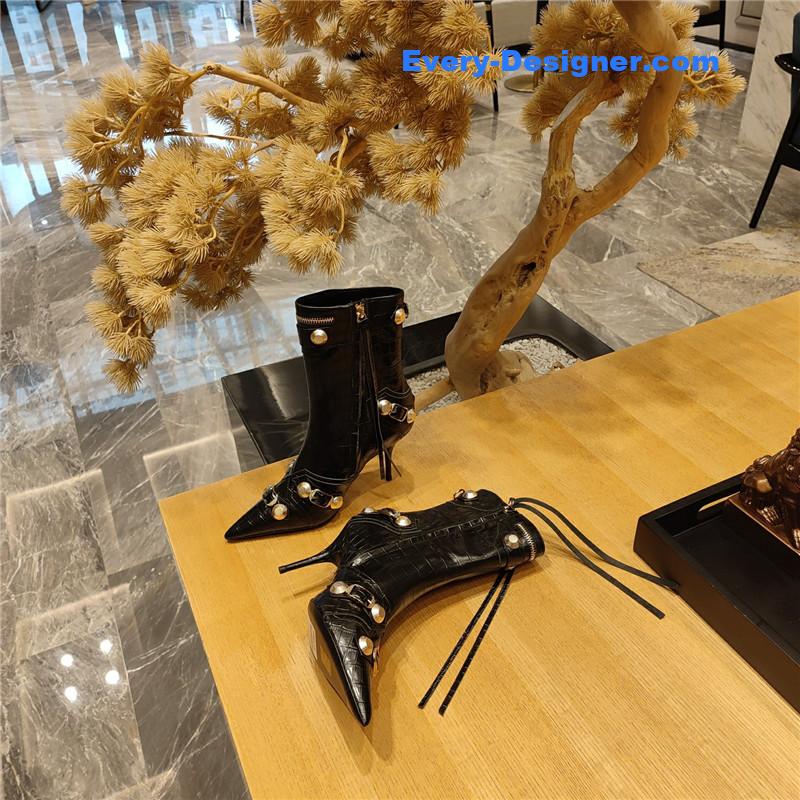 Ba1en*iaga metal stud le cagloe motorcycle boots