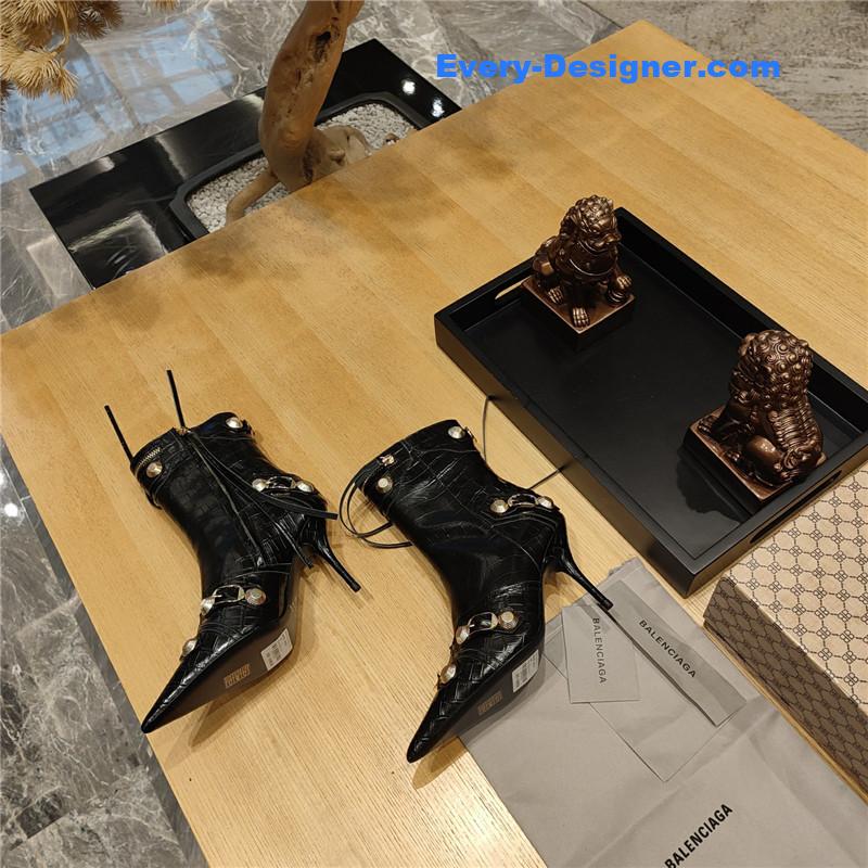 Ba1en*iaga metal stud le cagloe motorcycle boots