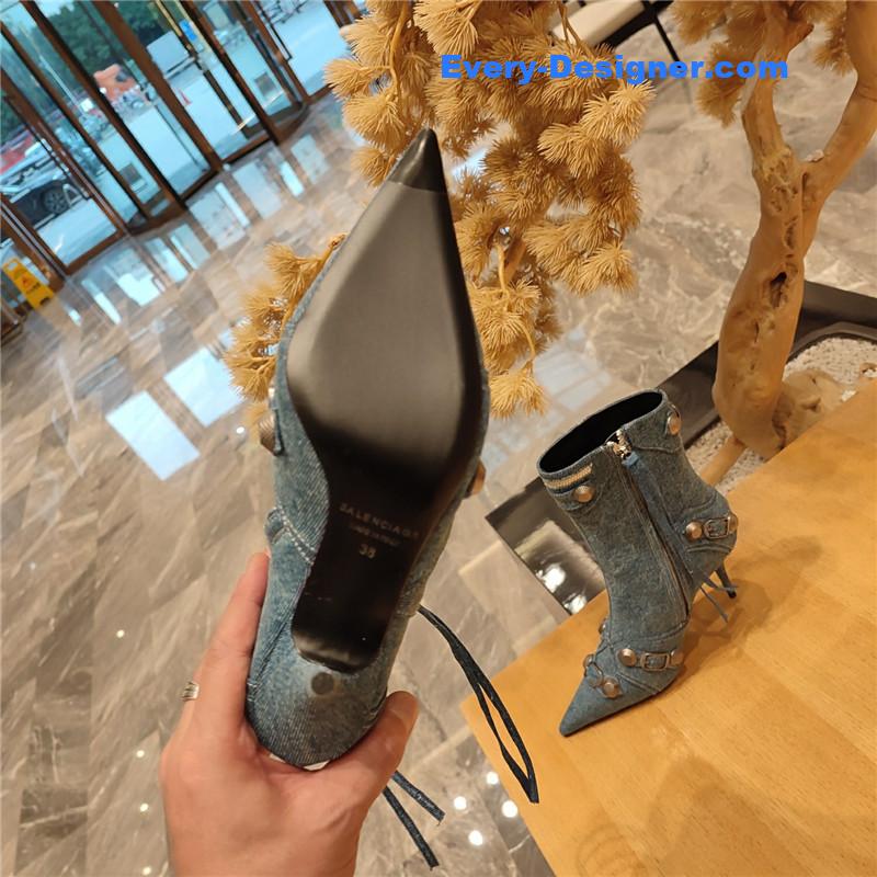 Ba1en*iaga metal stud le cagloe motorcycle boots