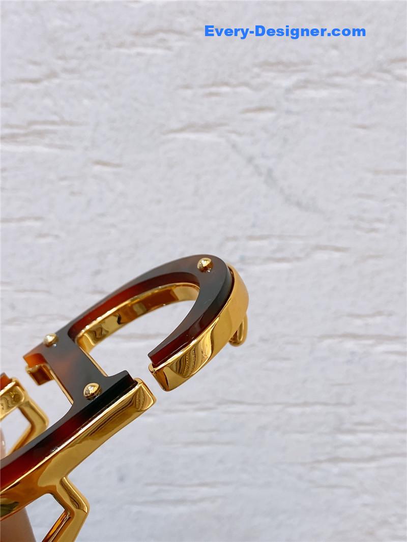 D10r gold brass metal 30 montaigne *cd* belt