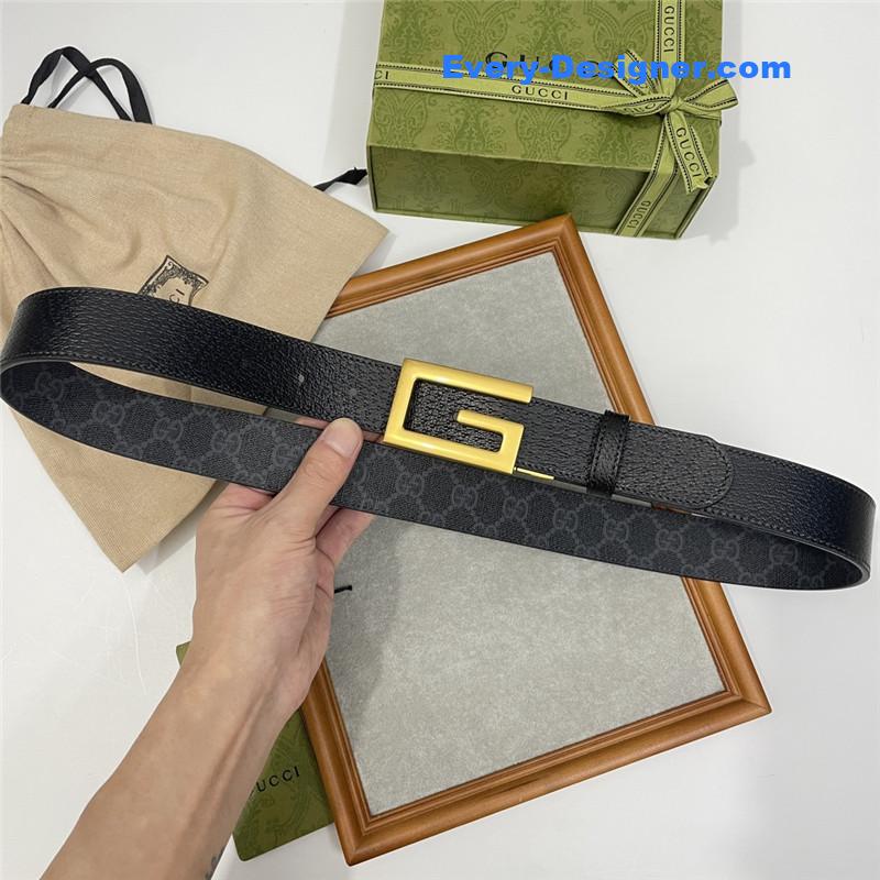 Gvc*1 three-claw pigskin leather belt