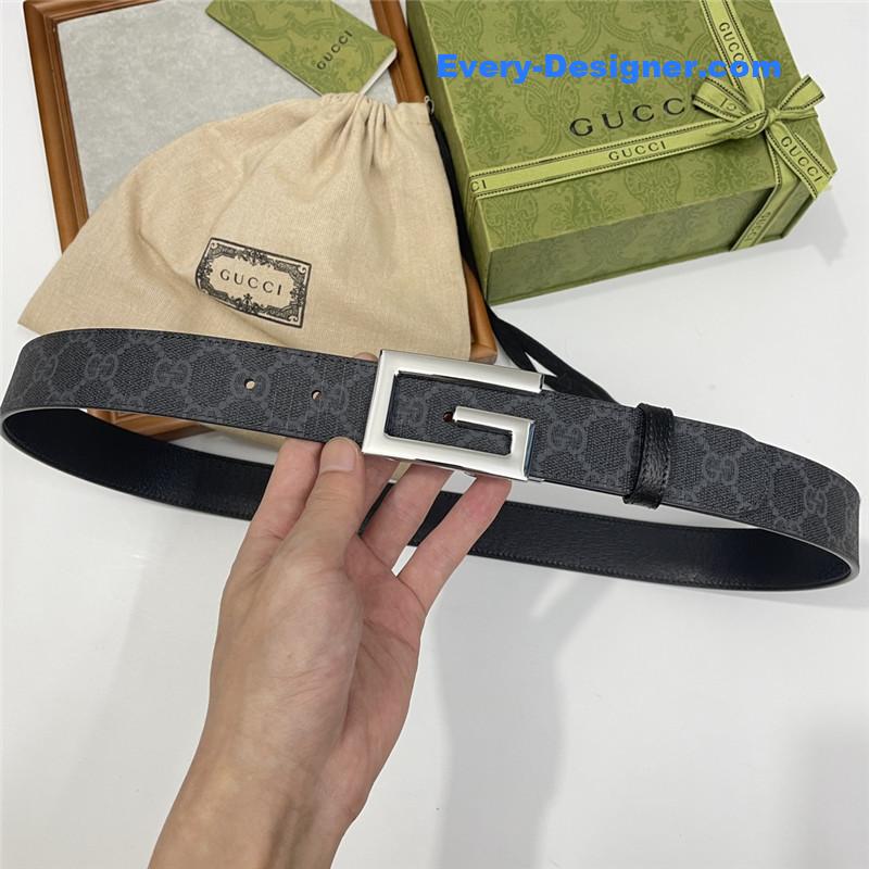 Gvc*1 three-claw pigskin leather belt