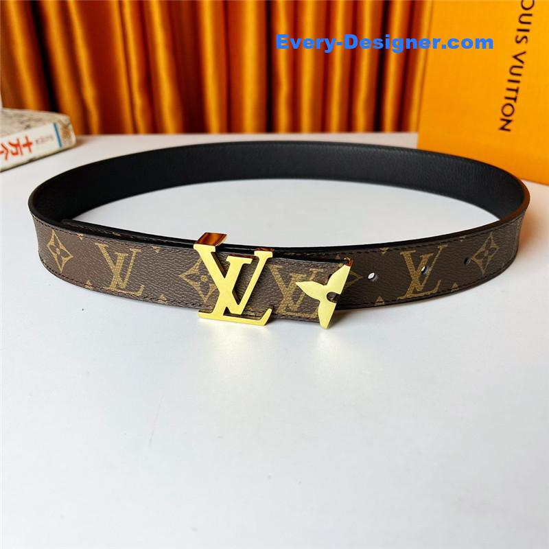 l0vis Vvtt0n lv double-sided first-layer cowhide belt