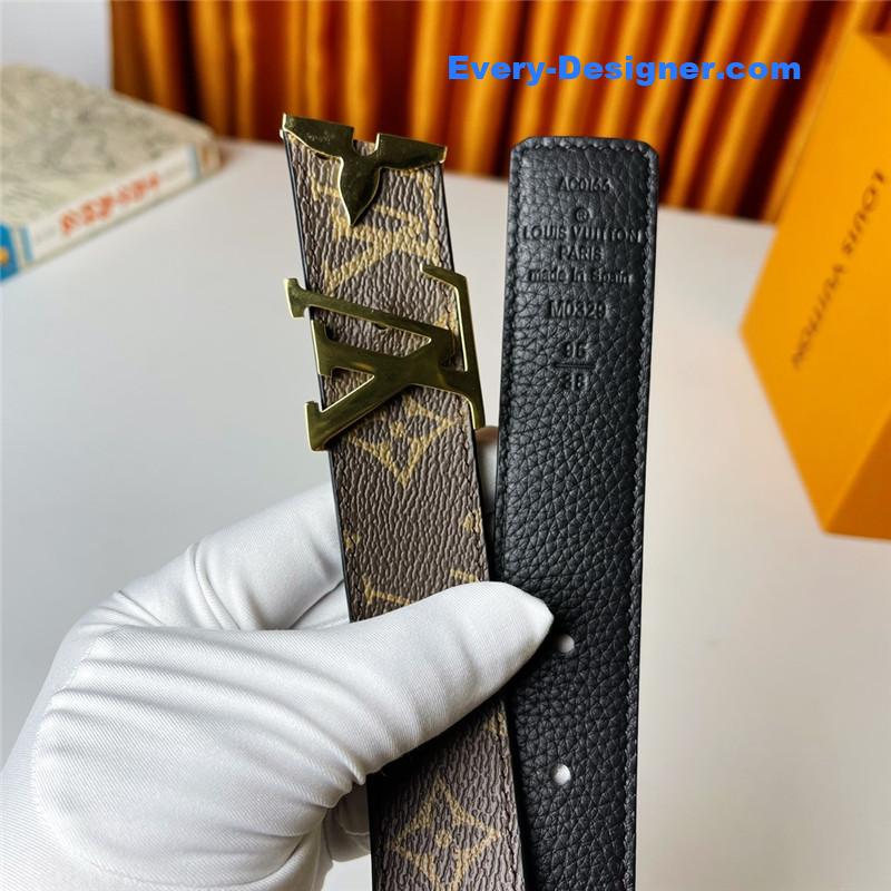 l0vis Vvtt0n lv double-sided first-layer cowhide belt